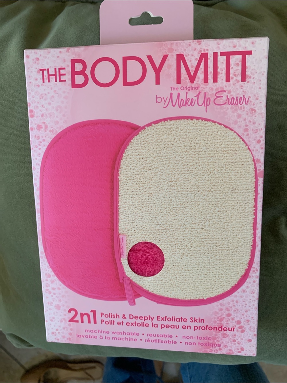 MakeUp Eraser The Body Mitt - Pink & Cream